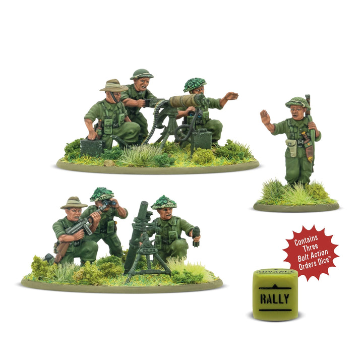 Bolt Action - British Commonwealth - Gurkha Heavy Weapons Platoon