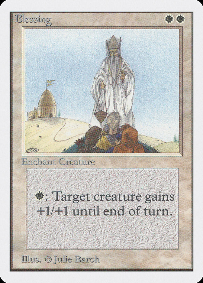 Blessing, Unlimited edition Card Art