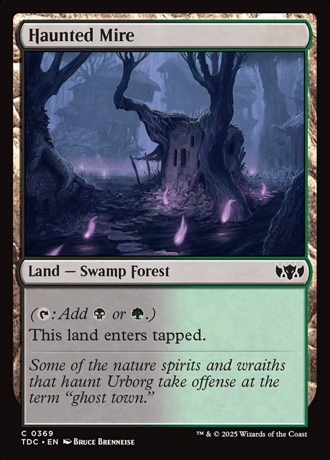 Haunted Mire, Tarkir: Dragonstorm Commander Card Art