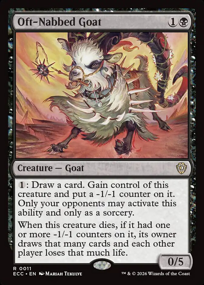 Oft-Nabbed Goat, Lorwyn Eclipsed Commander Card Art