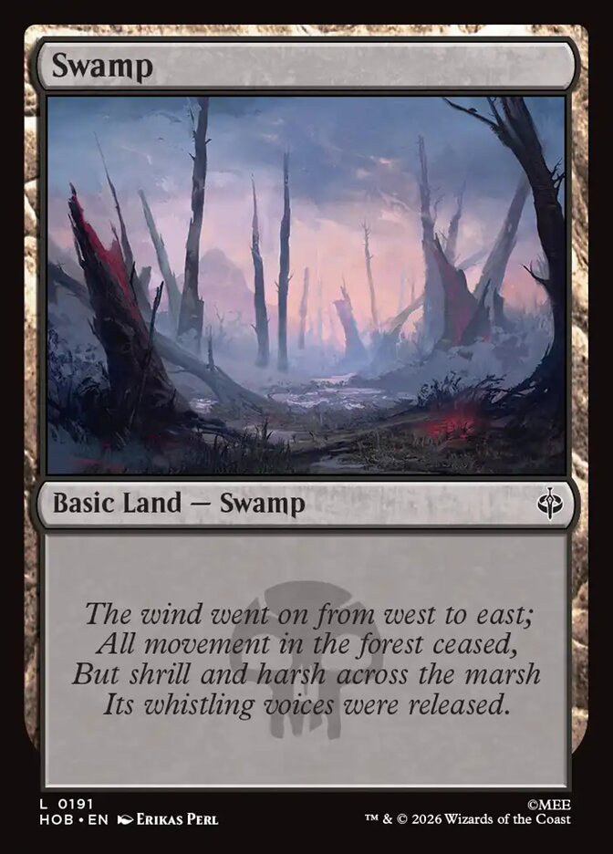Swamp, The Hobbit Card Art