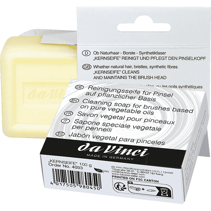 Da Vinci - "Kernseife" Brush Cleaning Soap