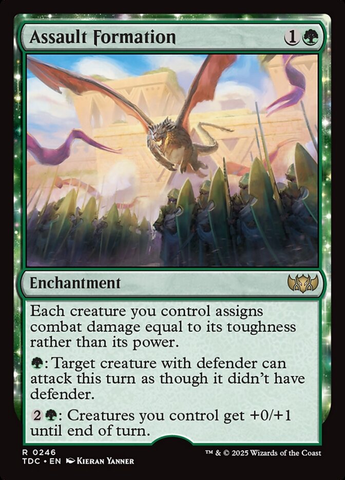 Assault Formation, Tarkir: Dragonstorm Commander Card Art