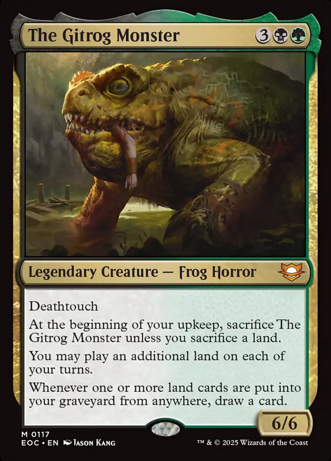 The Gitrog Monster, Edge Of Eternities Commander Card Art