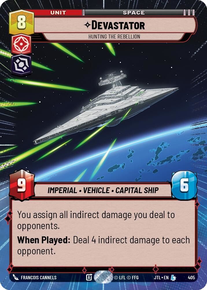 Devastator, Hunting the Rebellion, Jump to Lightspeed Card Art