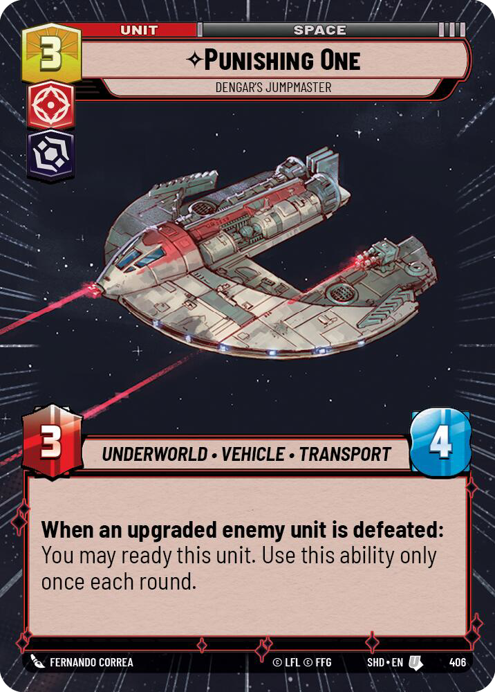 Punishing One, Dengar's Jumpmaster - Hyperspace Foil