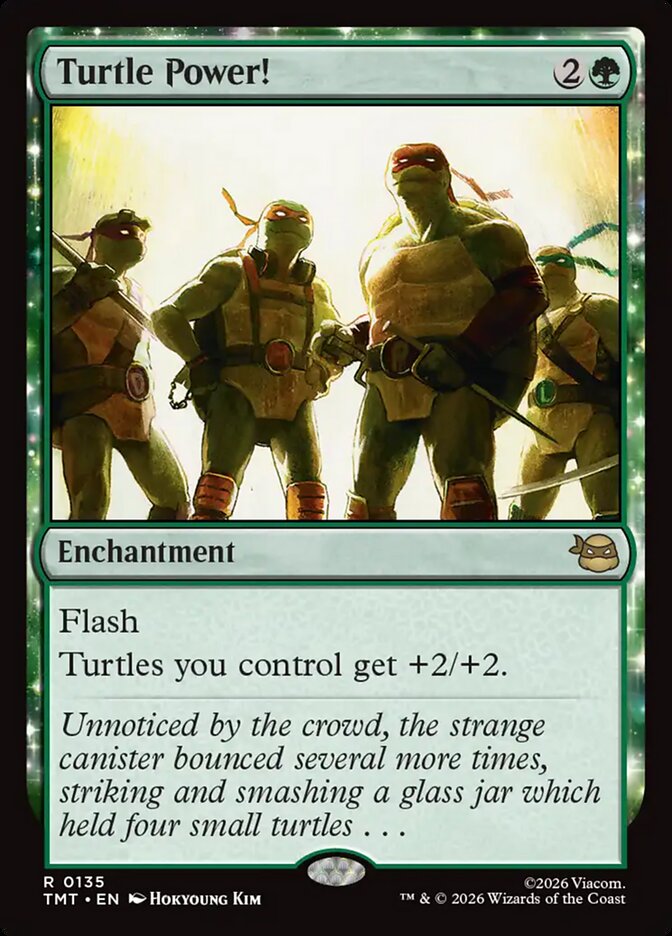 Turtle Power!, Teenage Mutant Ninja Turtles Card Art