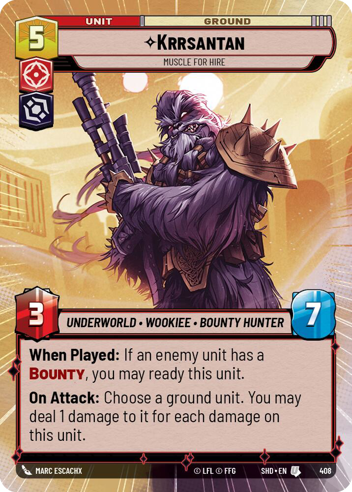 Krrsantan, Muscle for Hire - Hyperspace