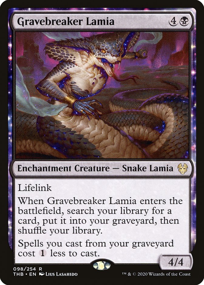 Gravebreaker Lamia, Theros beyond death Card Art