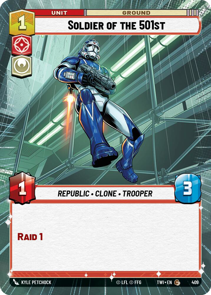 Soldier of the 501st, Twilight of the Republic Card Art