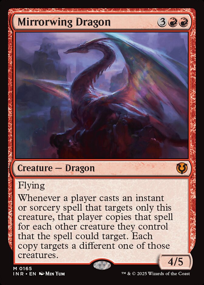 Mirrorwing Dragon, Innistrad remastered Card Art