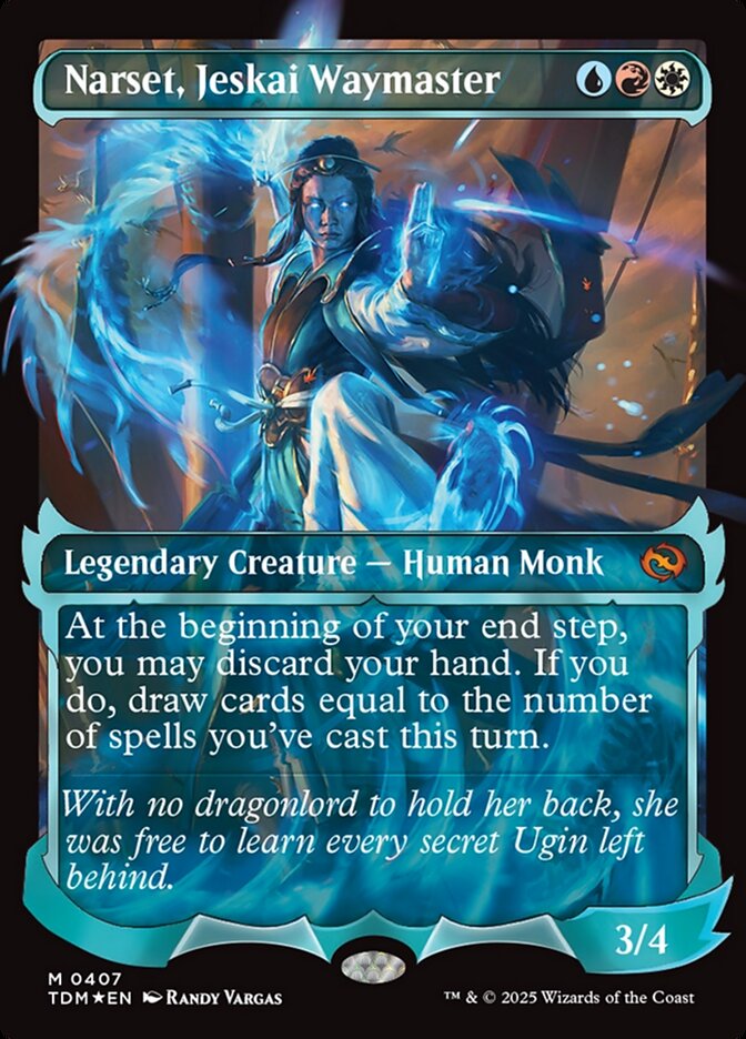 Narset, Jeskai Waymaster, Tarkir: dragonstorm Card Art