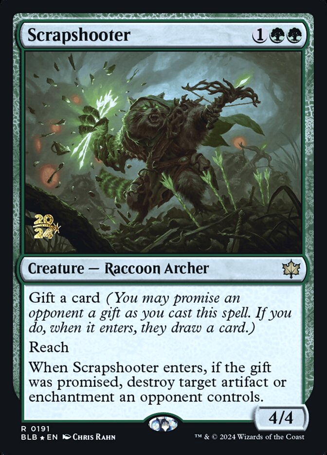 Scrapshooter, Bloomburrow promos Card Art