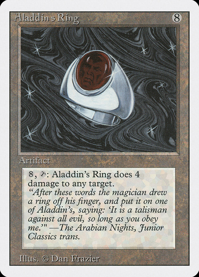 Aladdin's Ring, Revised edition Card Art