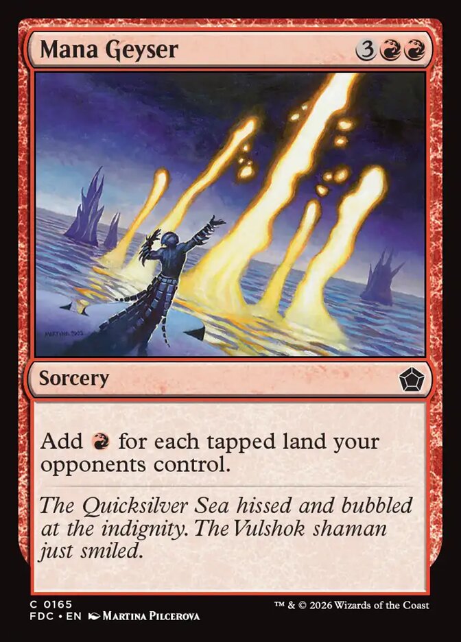 Mana Geyser, Foundations Commander Card Art