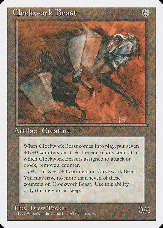 Clockwork Beast, Fourth Edition Card Art