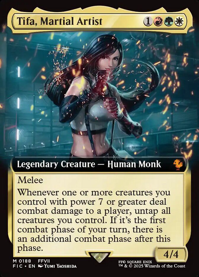 Tifa, Martial Artist, Final Fantasy Commander Card Art