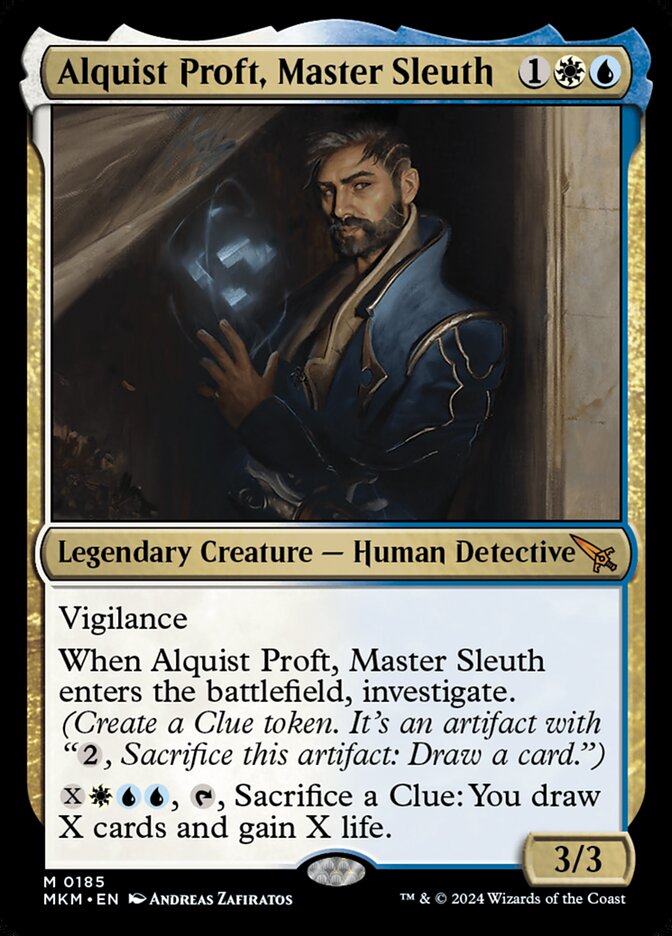 Alquist Proft, Master Sleuth, Murders at karlov manor Card Art