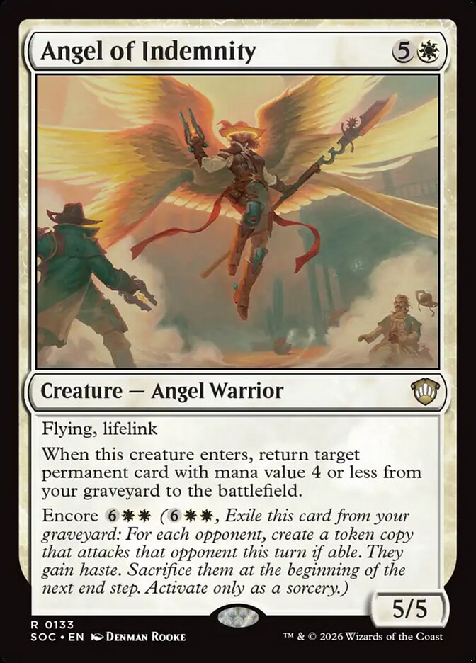 Angel of Indemnity, Secrets Of Strixhaven Commander Card Art