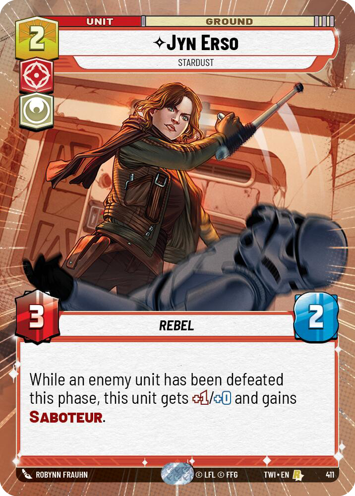 Jyn Erso, Stardust, Twilight of the Republic Card Art