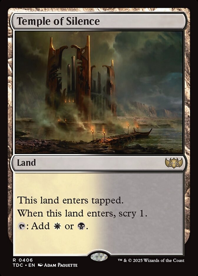 Temple of Silence, Tarkir: Dragonstorm Commander Card Art