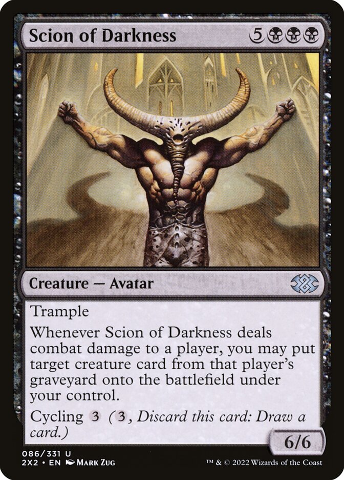 Scion of Darkness, Double masters 2022 Card Art