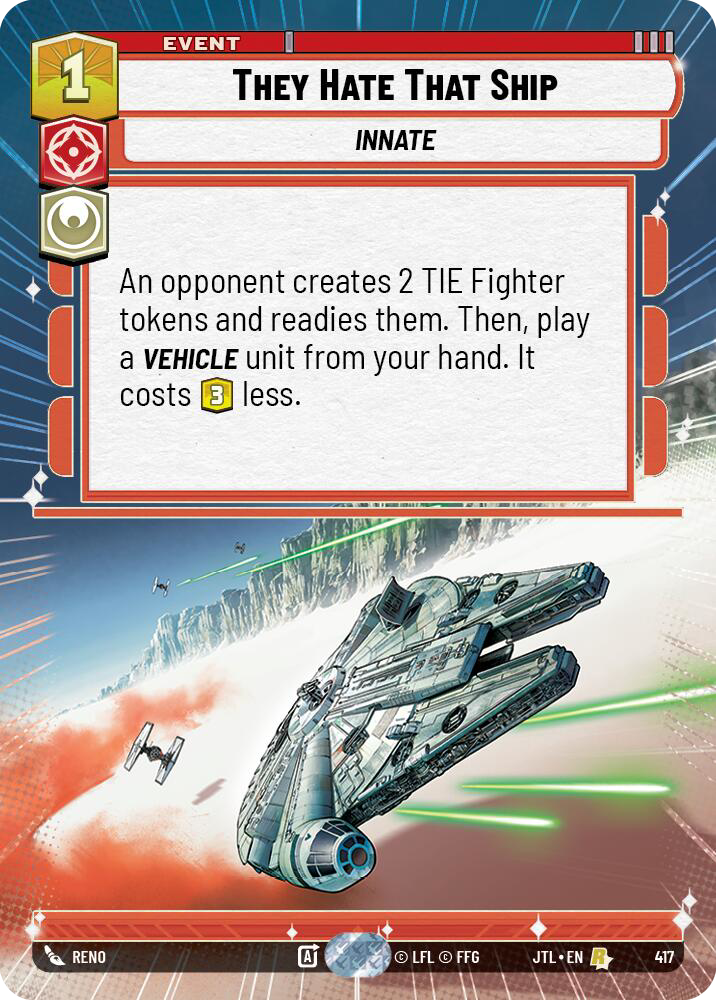 They Hate That Ship, Jump to Lightspeed Card Art