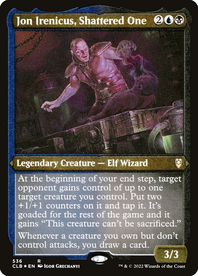 Jon Irenicus, Shattered One - Etched Foil