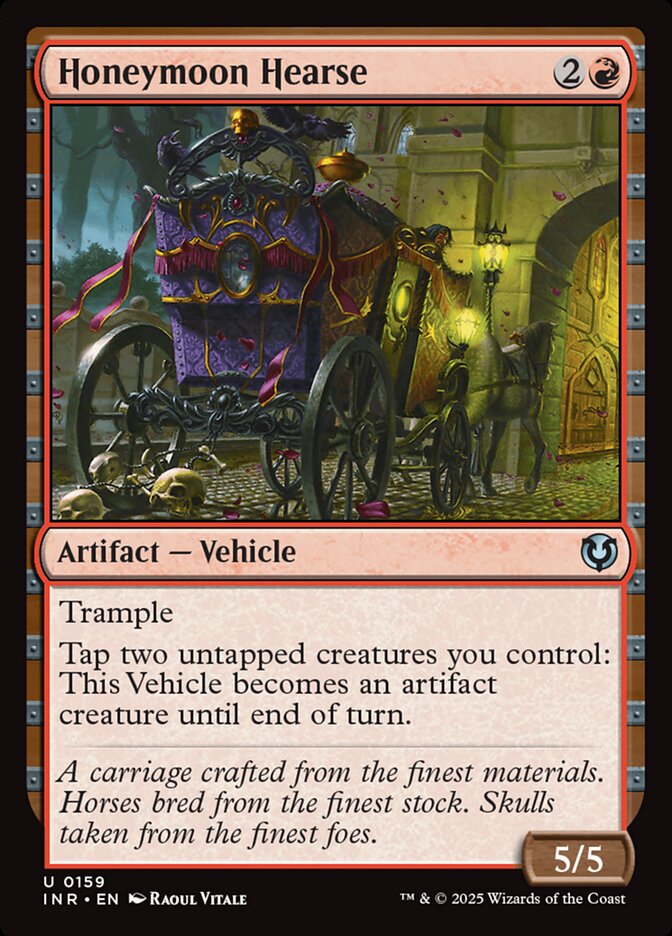 Honeymoon Hearse, Innistrad remastered Card Art