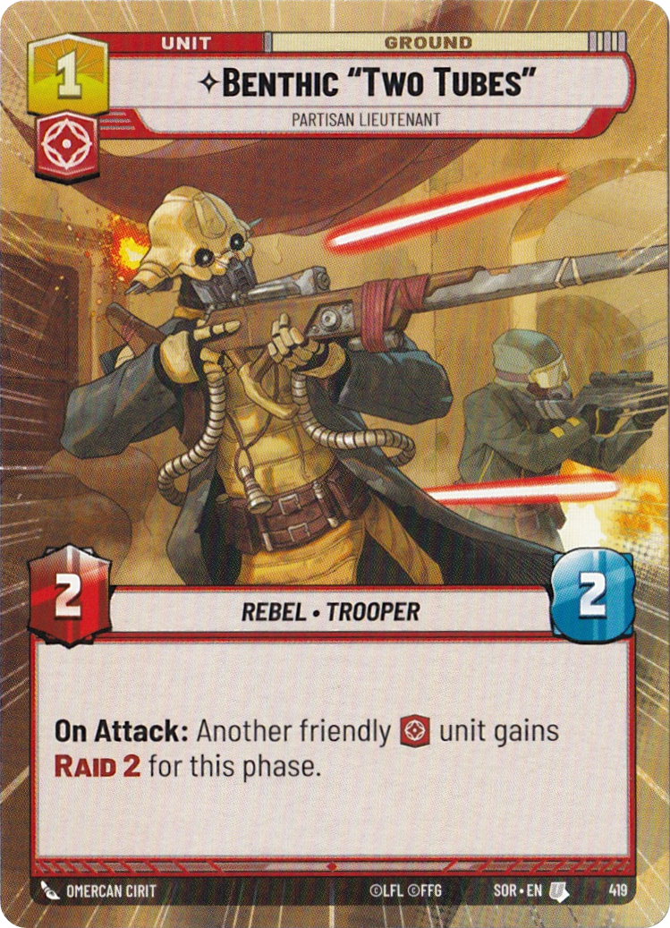 Benthic "Two Tubes", Partisan Lieutenant - Hyperspace