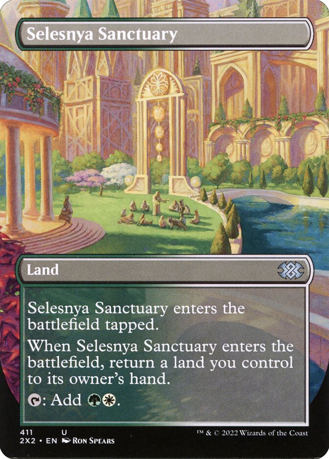 Selesnya Sanctuary, Double masters 2022 Card Art