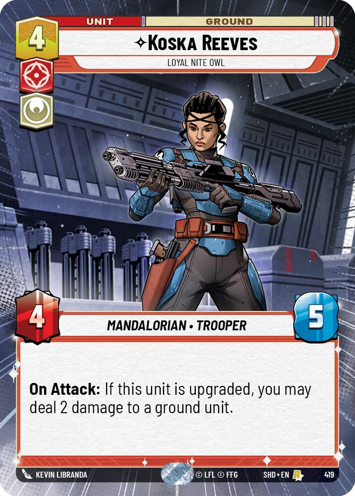 Koska Reeves, Loyal Nite Owl - Hyperspace Foil