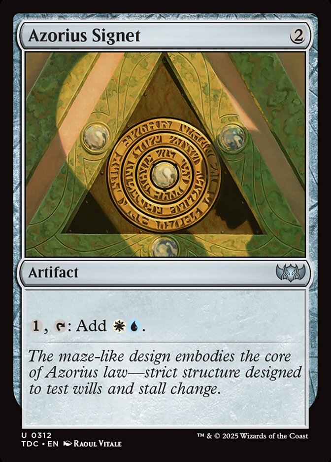 Azorius Signet, Tarkir: Dragonstorm Commander Card Art