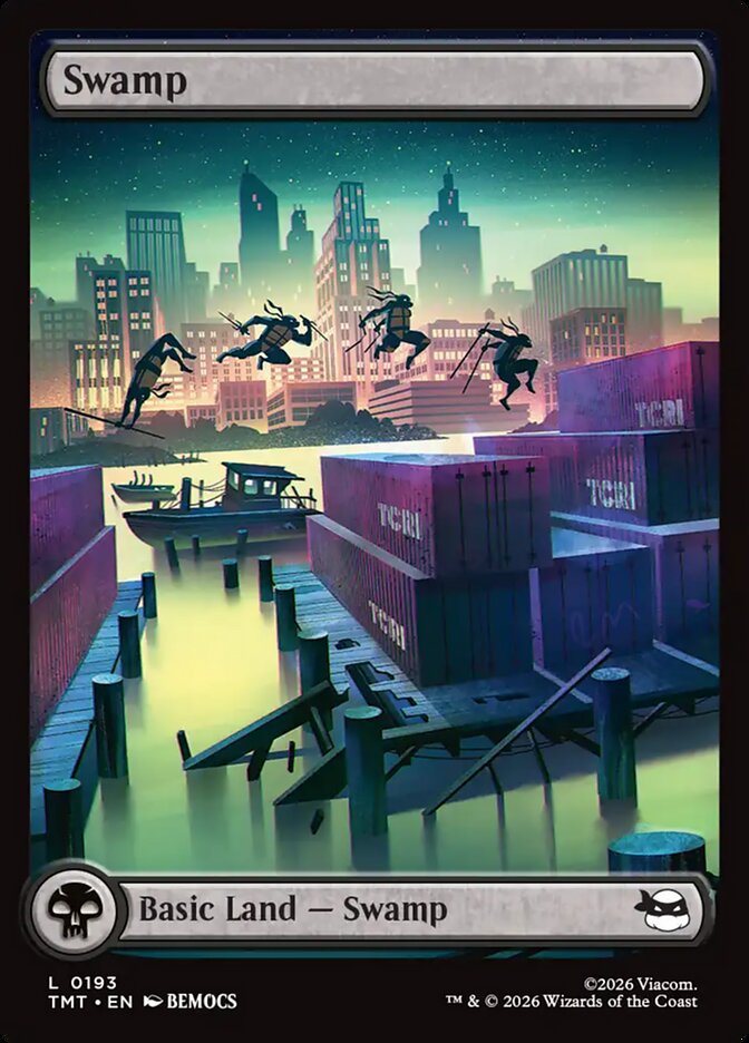 Swamp, Teenage Mutant Ninja Turtles Card Art