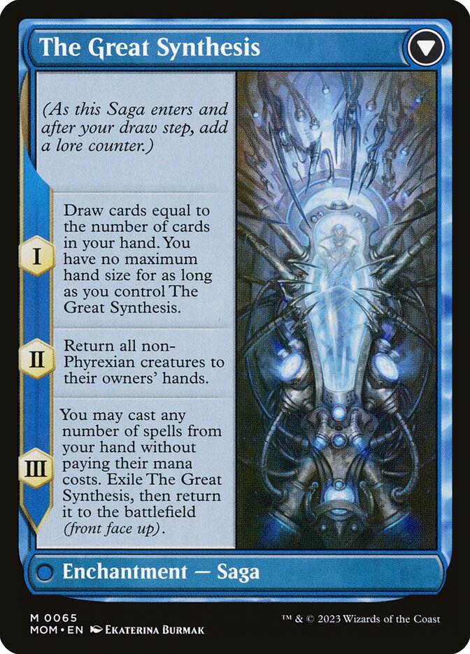 Jin-Gitaxias // The Great Synthesis, March Of The Machine Card Art