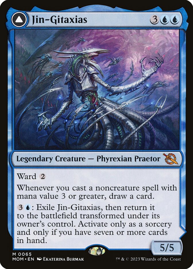 Jin-Gitaxias // The Great Synthesis, March Of The Machine Card Art