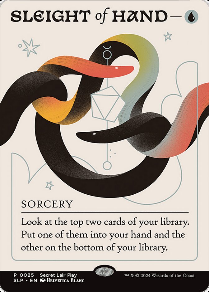 Sleight of Hand, Secret Lair Promo Card Art