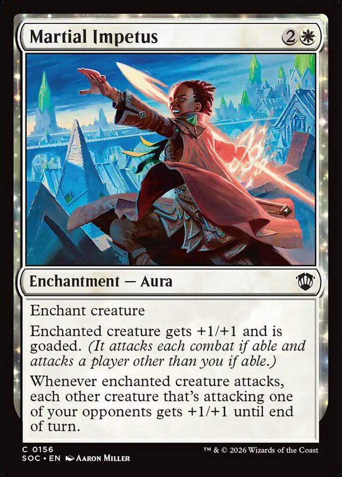 Martial Impetus, Secrets Of Strixhaven Commander Card Art