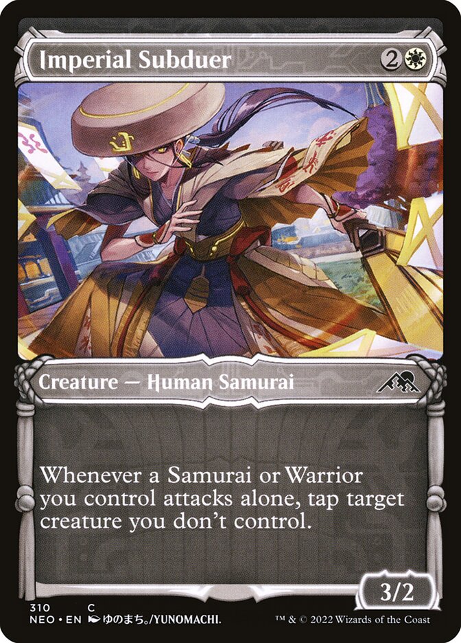 Imperial Subduer, Kamigawa: neon dynasty Card Art