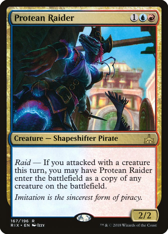 Protean Raider, Rivals Of Ixalan Card Art