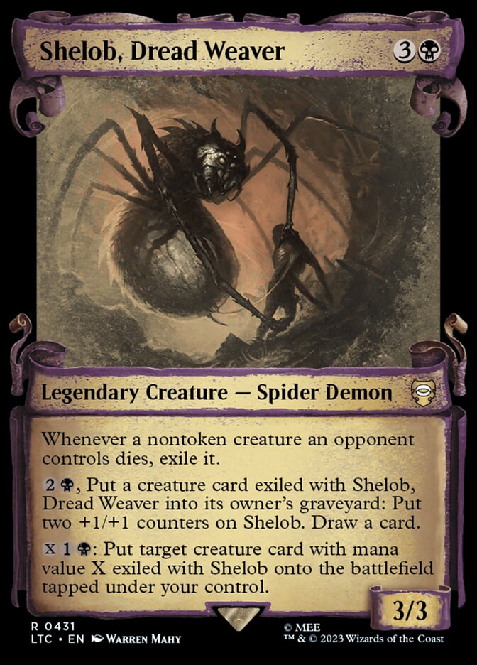 Shelob, Dread Weaver, Tales Of Middle-Earth Commander Card Art