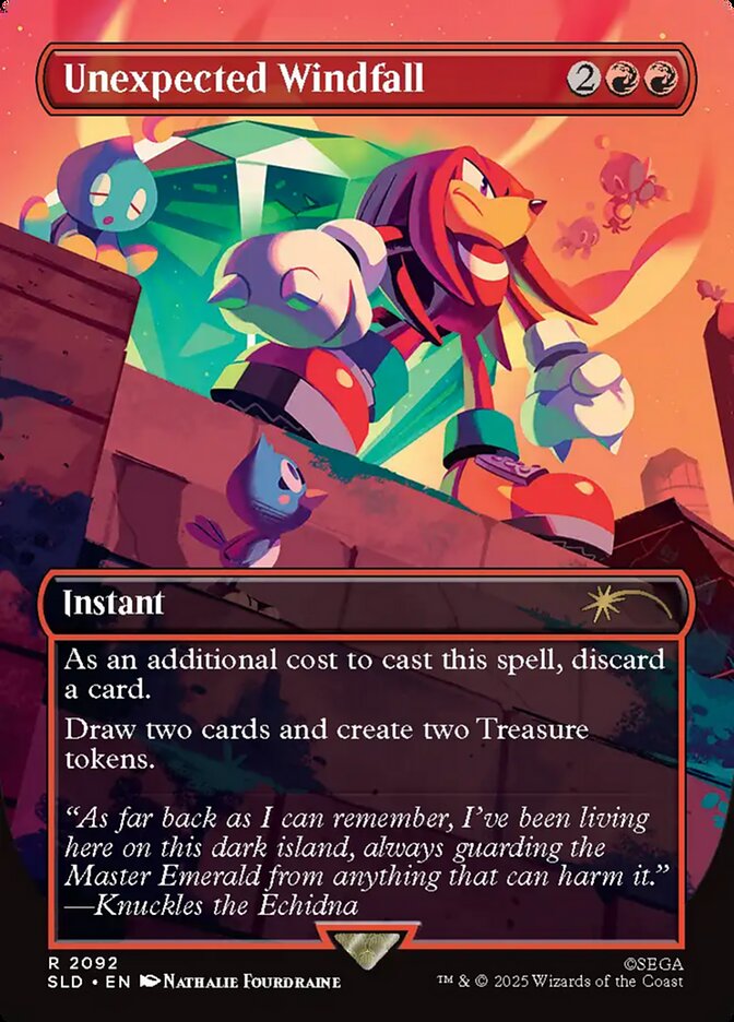 Unexpected Windfall, Secret Lair Drop Card Art