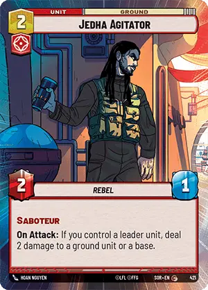 Jedha Agitator - Hyperspace Foil
