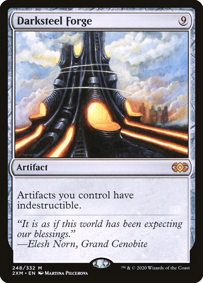 Darksteel Forge, Double masters Card Art