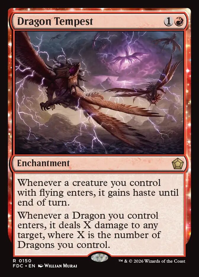 Dragon Tempest, Foundations Commander Card Art