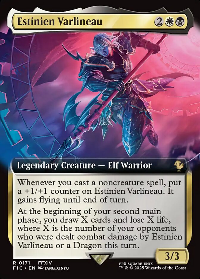 Estinien Varlineau, Final Fantasy Commander Card Art