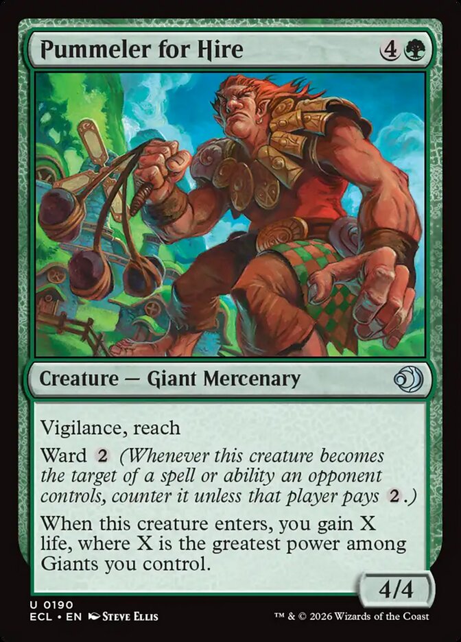 Pummeler for Hire, Lorwyn Eclipsed Card Art