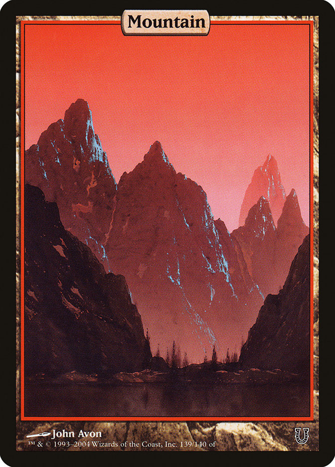 Mountain, Unhinged Card Art