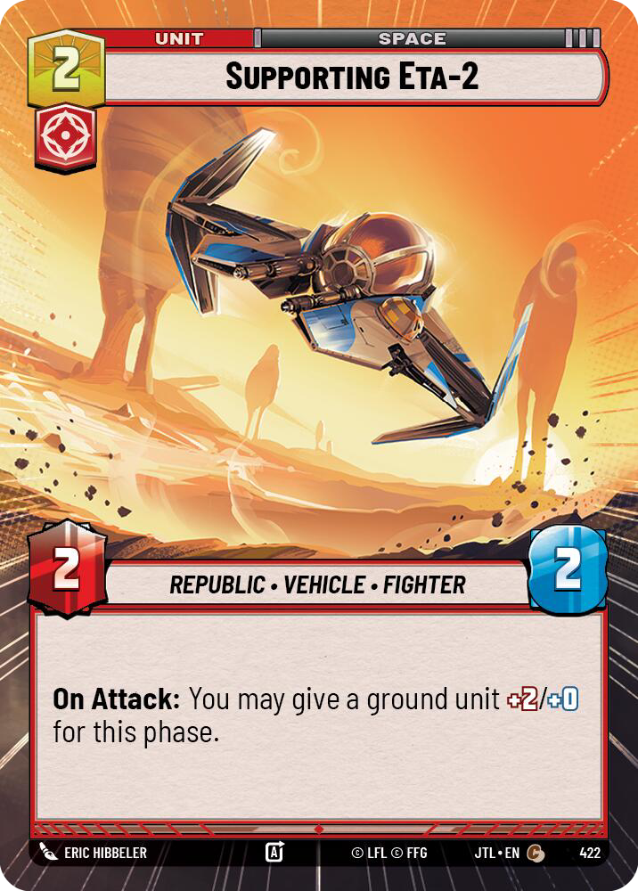 Supporting Eta-2, Jump to Lightspeed Card Art