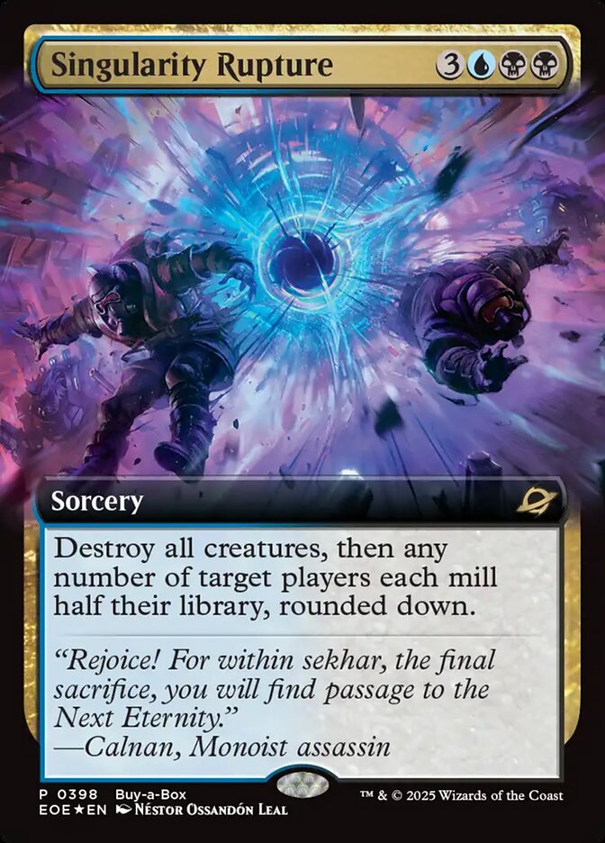 Singularity Rupture, Edge of eternities Card Art